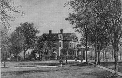 The Huntington Homestead, Throgg's Neck: Residence of C. P. Huntington.