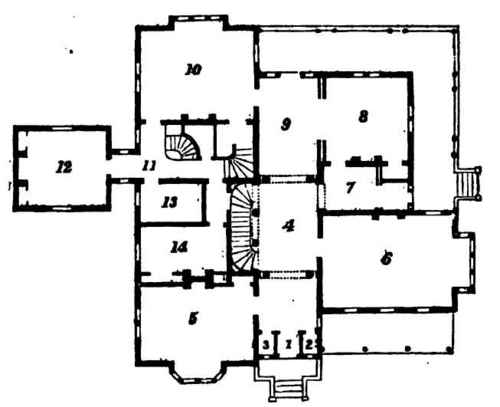 PLAN OF PRINCIPAL FLOOR.