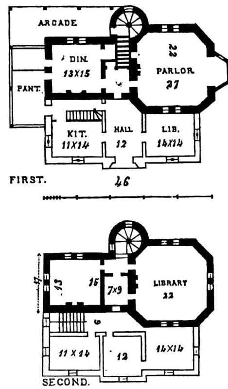 Villa For A Rocky Hill Site 50011