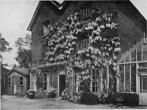 A bare house made beautiful. The Wistaria in its glory. See Chapter 18.