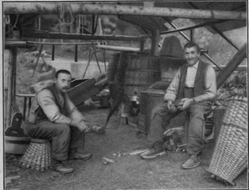 Fig. 16. Interior of a distillery (Brennhutte).