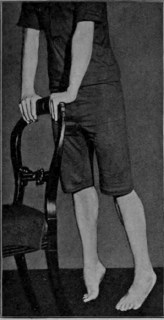 Fig. 118. To show the first position for ordinary tiptoe exercises