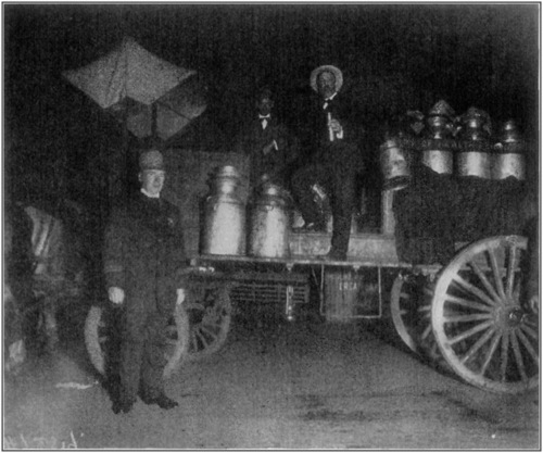 Night Inspection Of Country Milk Upon Arrival In New York City