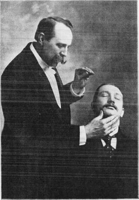 Peculiar expression of countenance during the first stage of hypnosis.