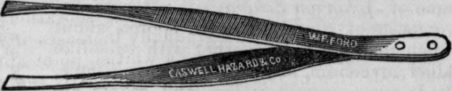 Fig. 9. Epilation forceps.