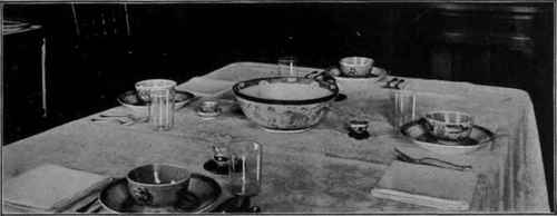 A DINNER TABLE.