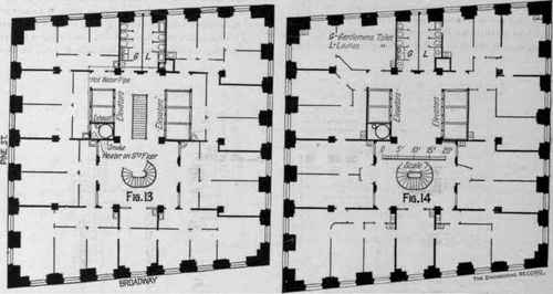 PLUMBING IN THE AMERICAN SURETY BUILDING, NEW YORK CITY.