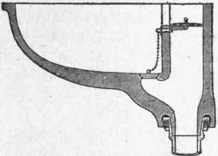 Fig. 302. Section of an All Porcelain Plug and Chain Basin.