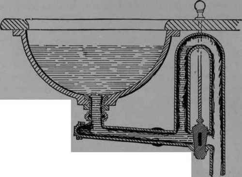 Fig. 3.   Waste cock Outlet Basin, becoming fouled by the deposit of sediment in the waste water.