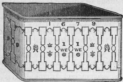 Fig. 161.   View of an Old Lead Battened Cistern.