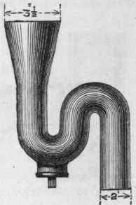 Fig. 79. 2 in. S Trap, with Enlarged Mouth.