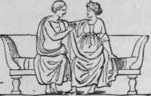 Greek sofa.