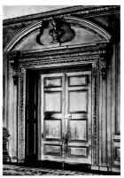 DOORWAY ILLUSTRATING OVER EMPHASIS OK THE TOP BY TOO MUCH ORNAMENT