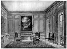 SKETCH FOR LOUIS XIV DINING ROOM