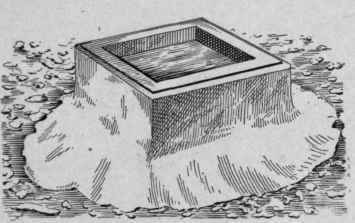 Fig. 127. Concrete cistern top.