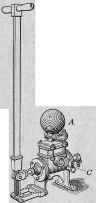 Fig. 132. Tank pump, commonly used in small domestic water supply plants.