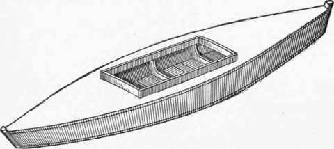 Skiff Or Flat Bottomed Canoe 446