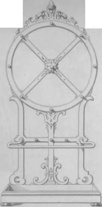 Hat And Umbrella Stands Plate VII 45