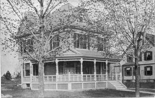 A PRETTY COTTAGE. (For Hour plans of similar houses see back part of this book.)