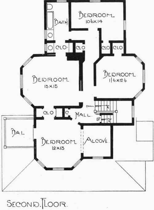 Floor And Framing Plans For W A Sylvester s House 85