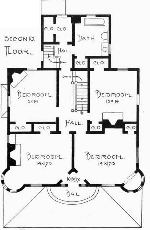 Floor And Framing Plans For W A Sylvester s House 93
