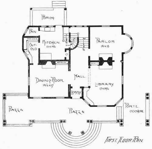 Floor And Framing Plans For W A Sylvester s House 96