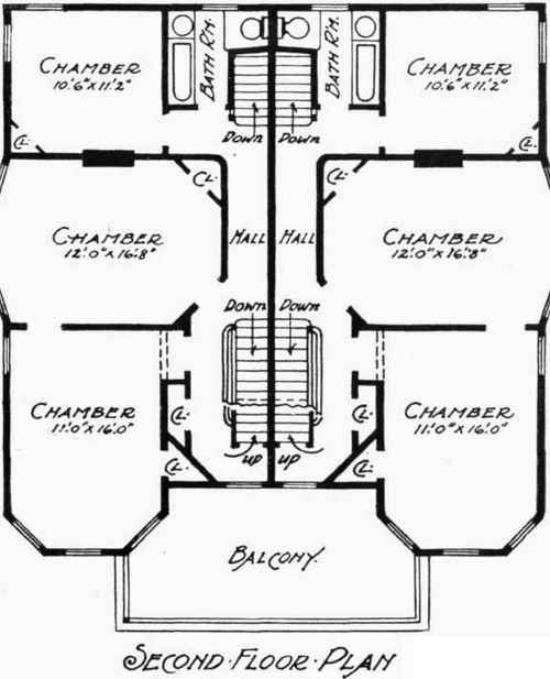 Floor And Framing Plans For W A Sylvester s House 99