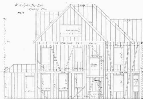 Framing of East Elevation.