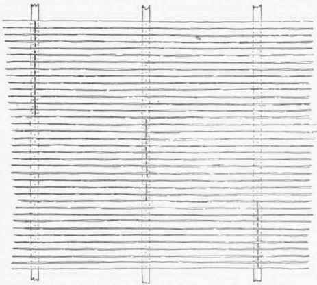 Fig. 131.   Lathing a Straight Wall.