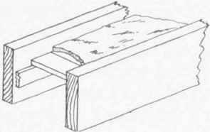 Fig. 136. Deadening a Floor; Method 1.