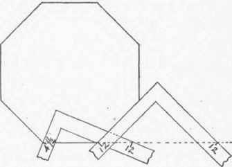 Fig. 52. Construction of an Octagon.