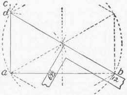Fig. 66.   Given the Width of a Hexagon to find the Side.