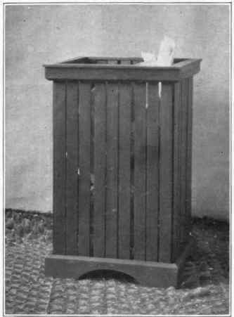 Fig.10. Basket with mitered frames at top and bottom.