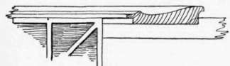 Fig. 108. Method of Holding Finished Molding in a Vise.