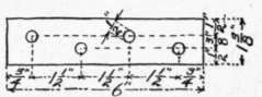 Fig. 129.   Dowels in Thick Material, Placed  Staggering.