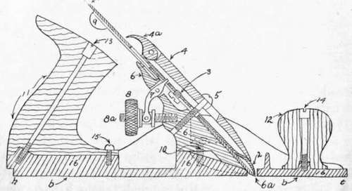 Fig. 22. Section of Iron Plane.