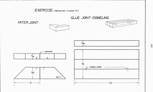 Plate 2 Exercises Miter joint Glue joint Mechanica 75