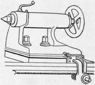 Fig. 95. Front View of 27 inch Lathe Tail Stock, built by the F. E. Reed Company.