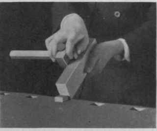 Fig. 5. The Marking Gauge in Use.