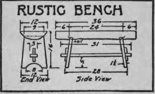 How To Make A Rustic Bench 197