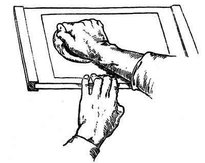 Fig. 22. Manner Of Using The Baren