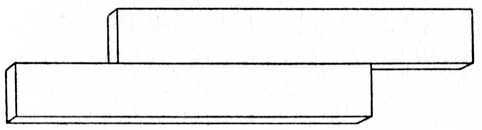 Fig. 1.   Simplest Form of Glued or Rubbed Joint.