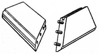 Fig. 202. Dowelling a Mitred Frame.
