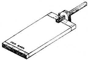 Fig. 273.     Method of Marking with Cutting Gauge.
