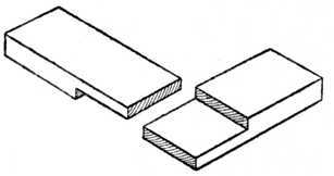 Fig. 29.   Halved Corner Joint.