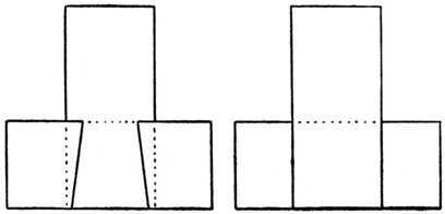 Fig. 385 A.   Front Elevation.  Fig. 385 B.   Back Elevation.
