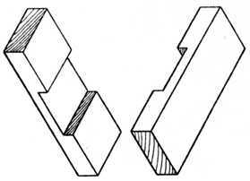 Fig. 39. Cross Halving Joint.