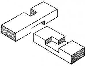 Fig. 52. Manual Training Halved Exercise Joint.
