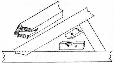 Fig. 80.   Application of Bridle Joint to Roof Truss.