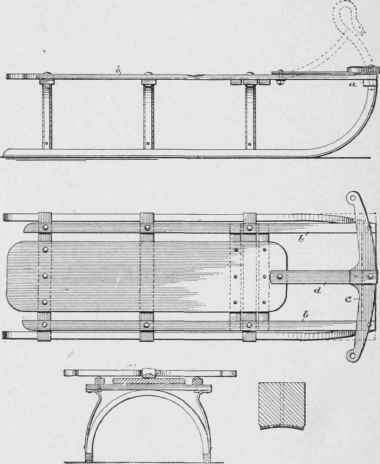 A dirigible sled